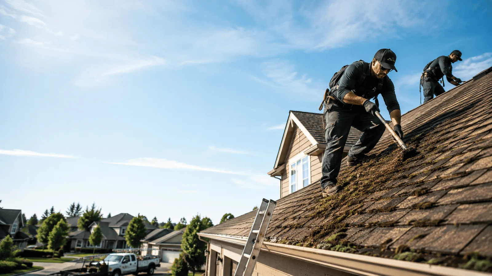 Roof Moss Removal in Circleville, OH near me